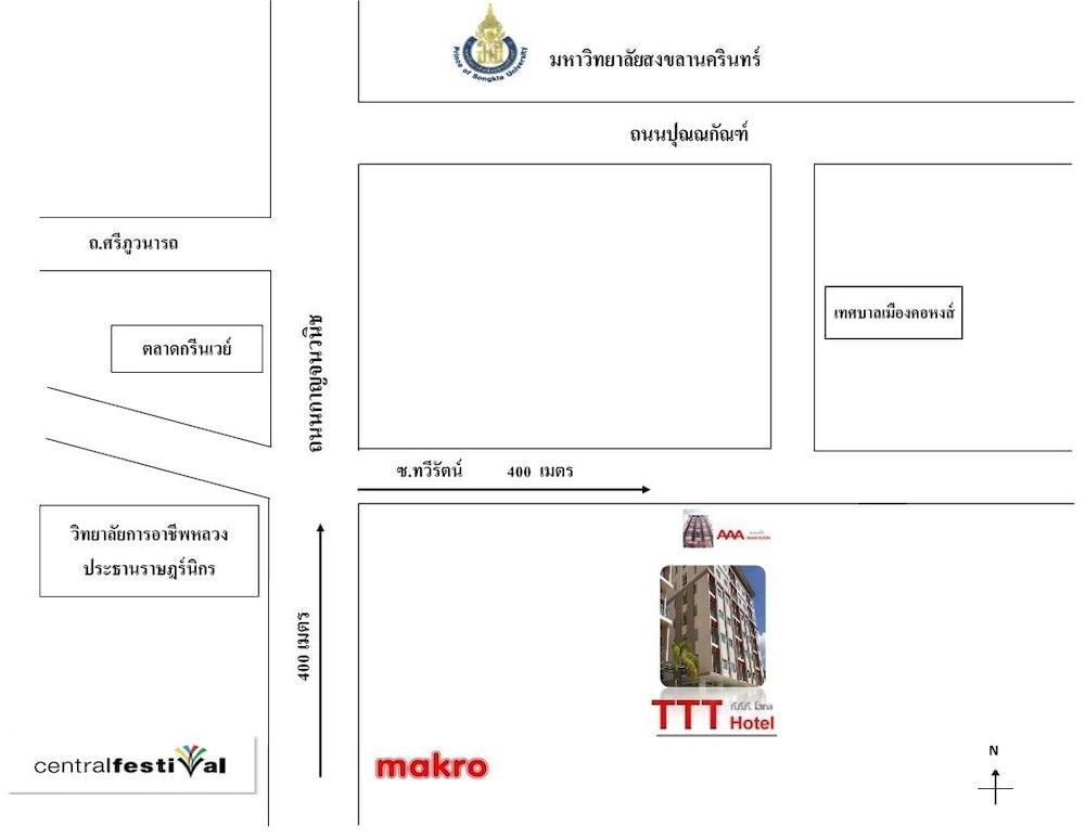 Ttt Hotel Hat Yai Dış mekan fotoğraf