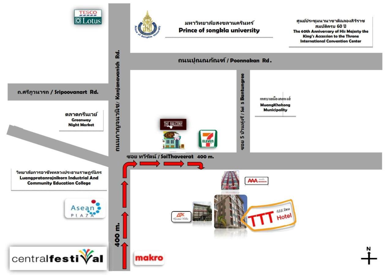 Ttt Hotel Hat Yai Dış mekan fotoğraf